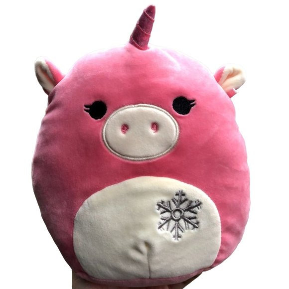 Squishmallow Winter 2019 8” Zoe the Unicorn w Snowflake - Canadian Superstore - Picture 1 of 3